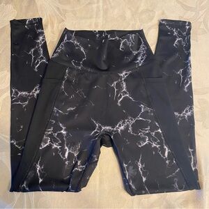 Buff Bunny Leggings Black Marble S